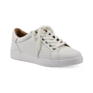 White Mountain Uniform Sneaker Womens US 7M White Smooth Lace Up Casual Shoes